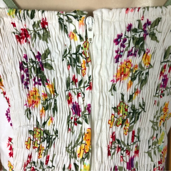 Madison Leigh Romantic Flower Print Sun Dress Sz 6 - Picture 8 of 13